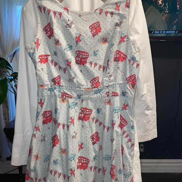 British funky Tea Dress - Picture 4 of 4